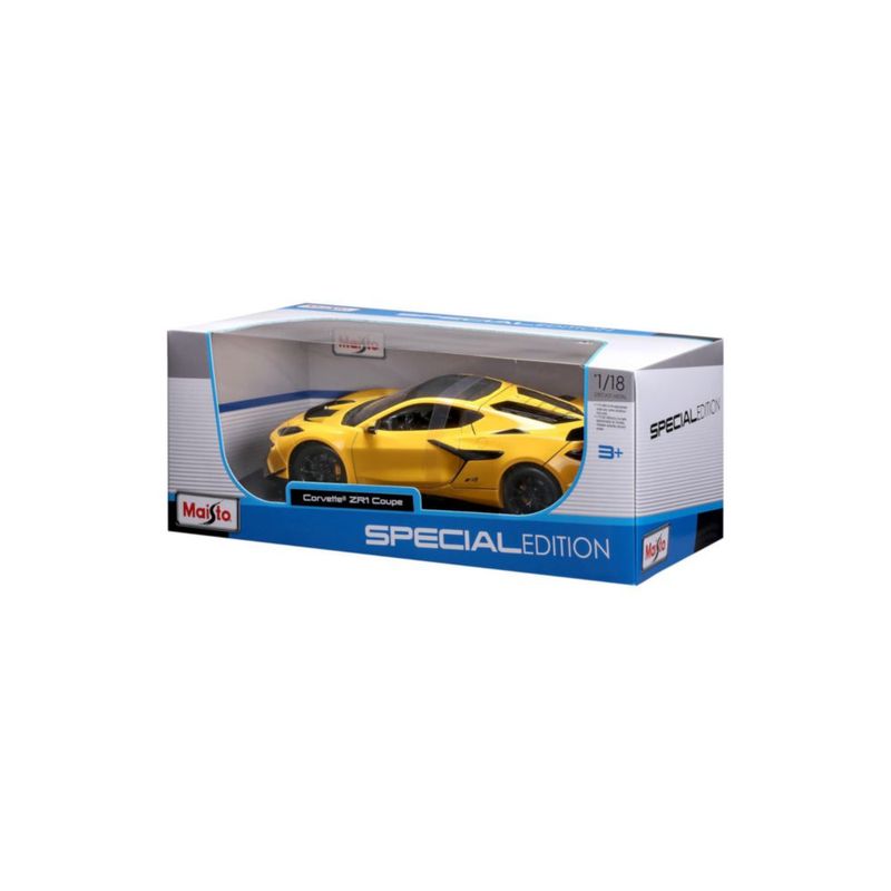 Vehículo de juguete Maisto 24 cm 2025 Corvette ZR1 Amarillo