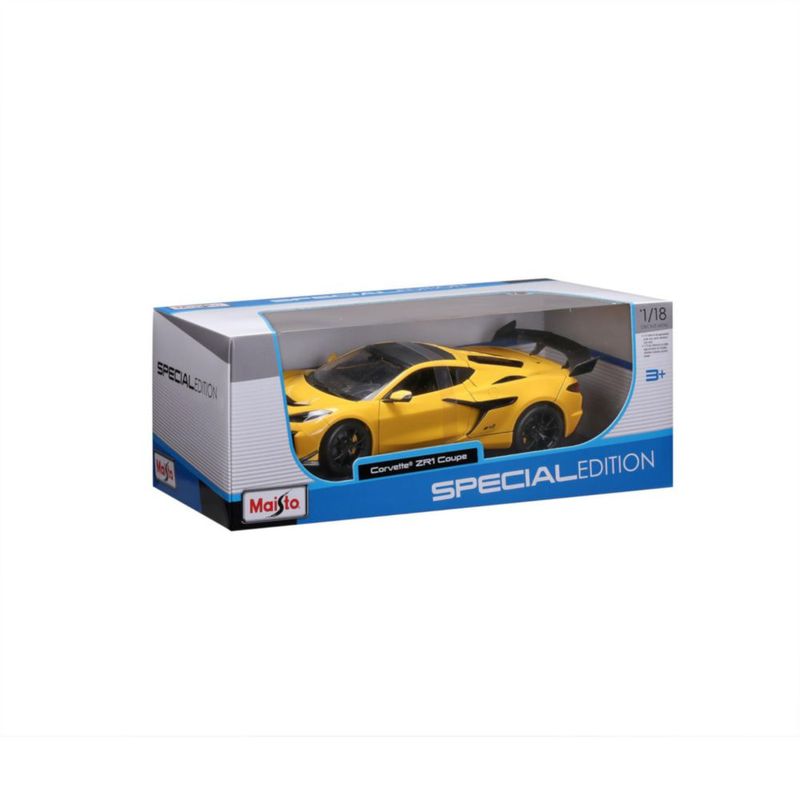 Vehículo de juguete Maisto 24 cm 2025 Corvette ZR1 Amarillo