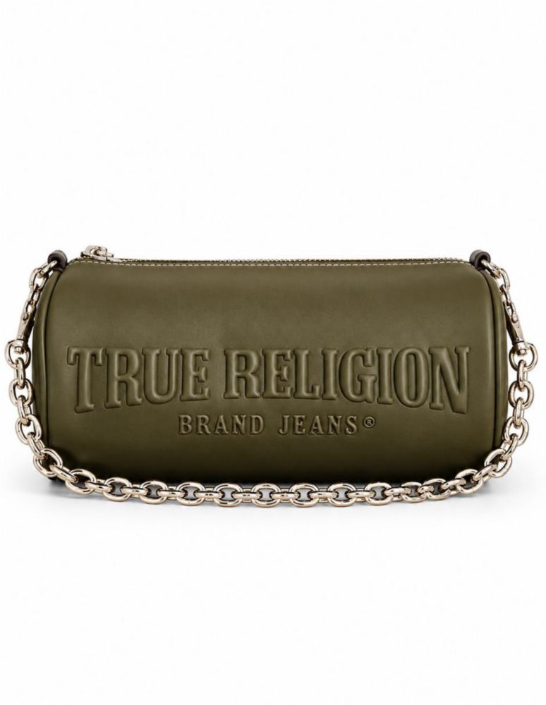 Bolso True Religion Cilindrica Crossbody Relieve Casual