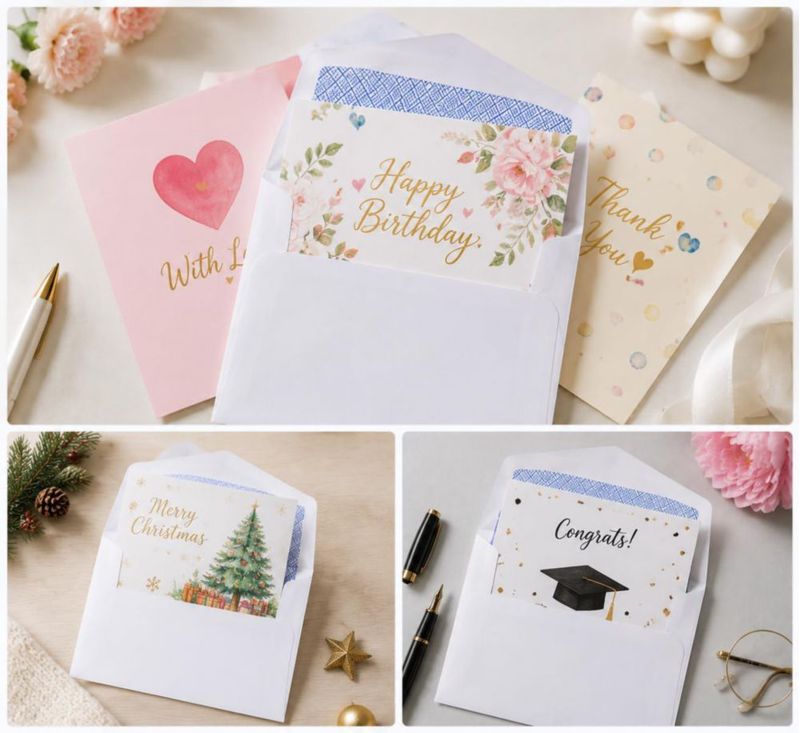 Sobre PRALB blanco kraft 11 × 16 cm con cierre autoadhesivo – paquete de 200