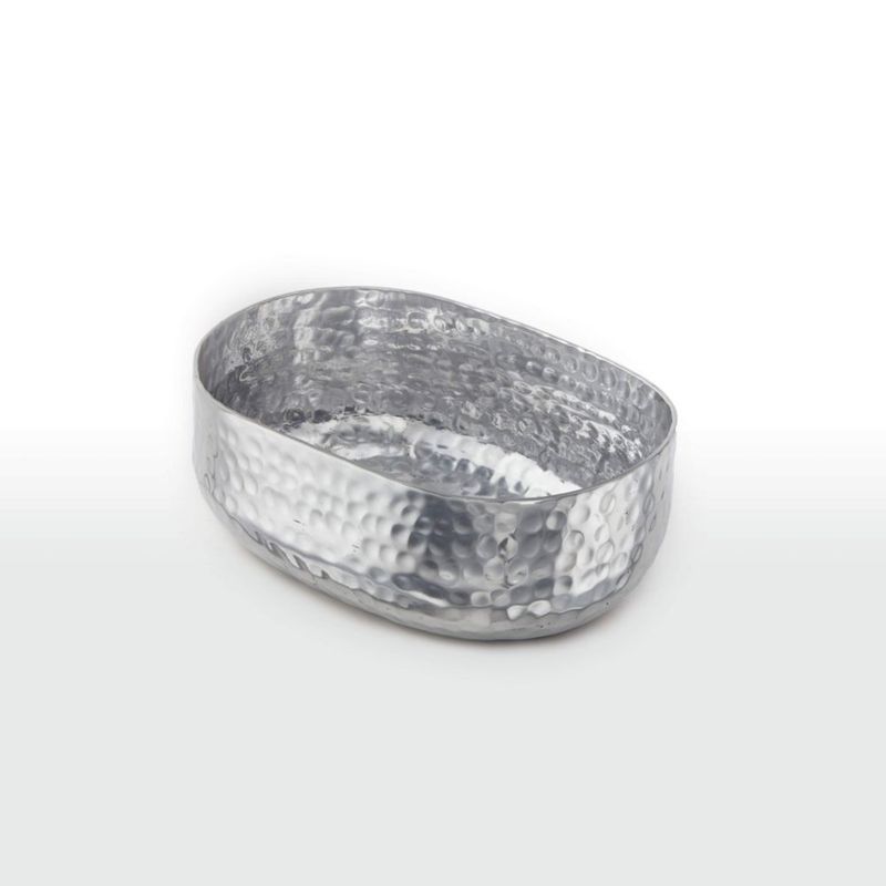 Cesta para Entradas American Metalcraft 735 ml Plateada Ovalada