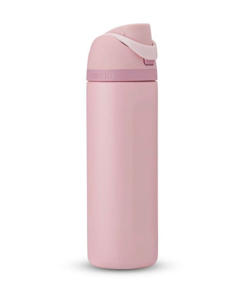 Botella Owala 710 ml Acero Inoxidable con Tapa Flip‑Top Rosa Cuarzo