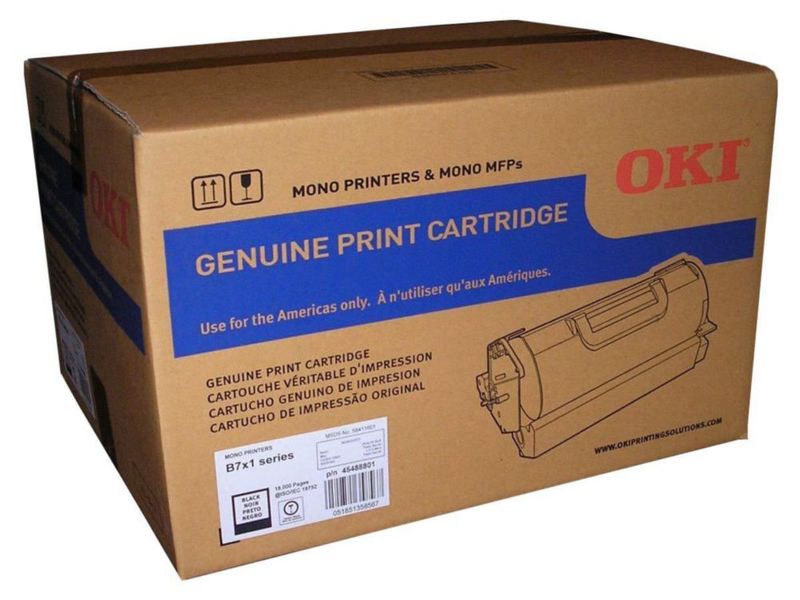 Cartucho de tóner OKI B721/B731 18000 páginas