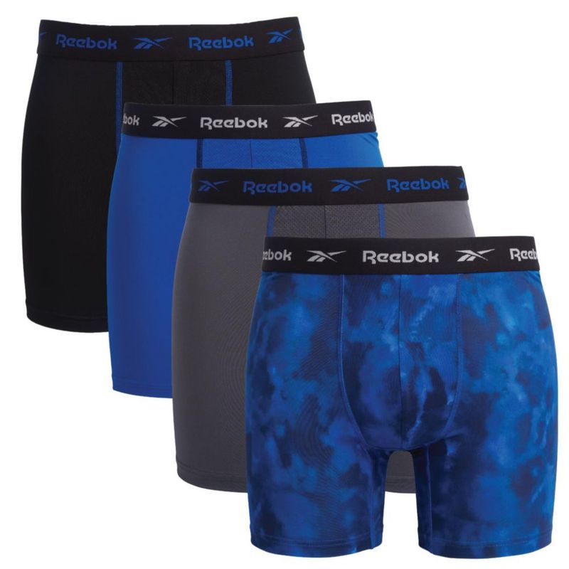Boxer Reebok pack de 4 con bolsillo contorno de 15 cm