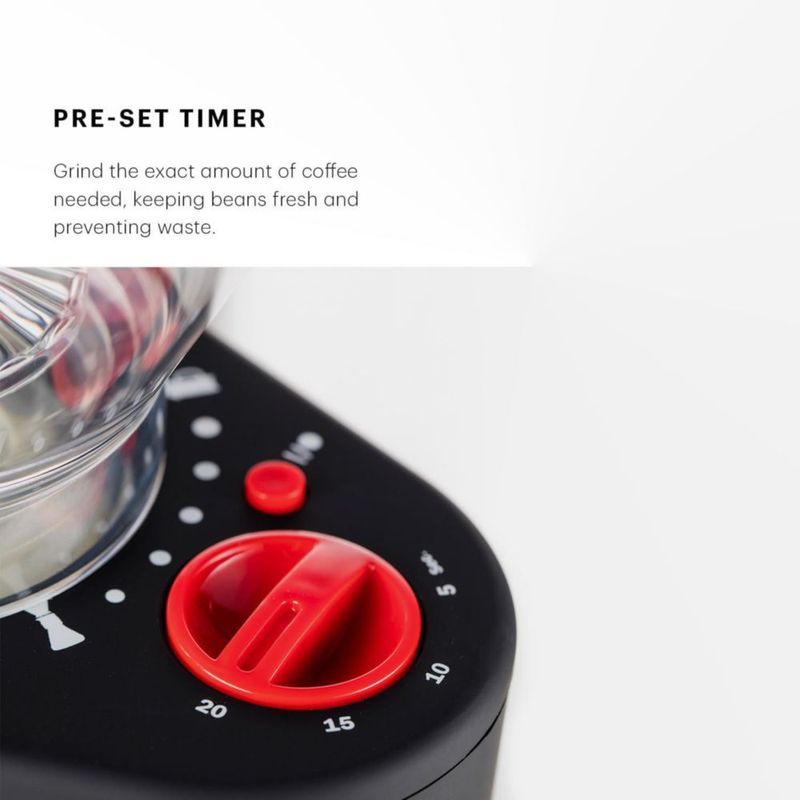 Molino de café Bodum Bistro eléctrico de muelas cónicas 12 ajustes