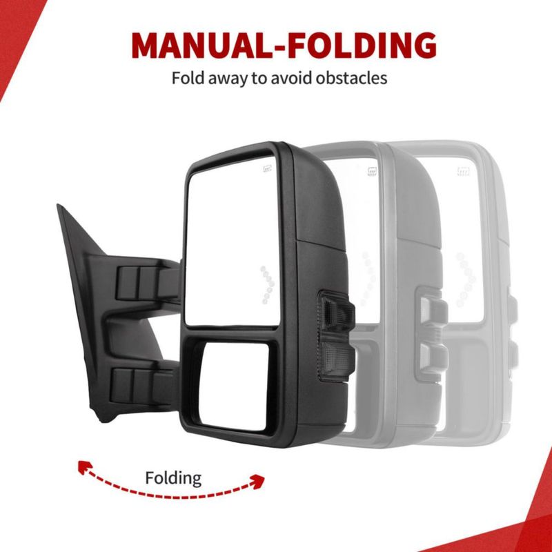 Espejo de Remolque YITAMOTOR para Ford F250‑F550 (2008‑2016)