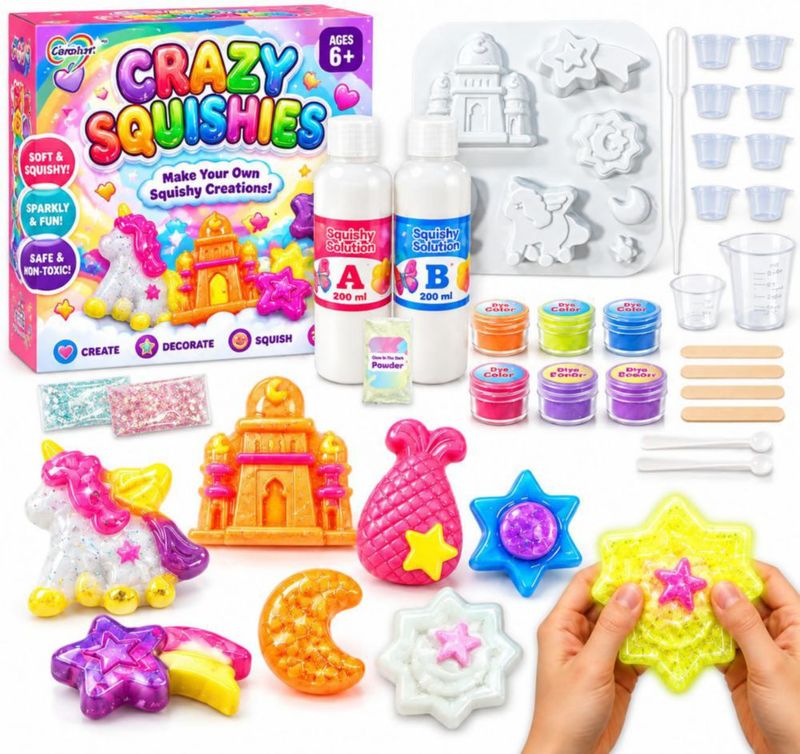 Kit DIY de Squishy Unicornio Carolart 6 años +