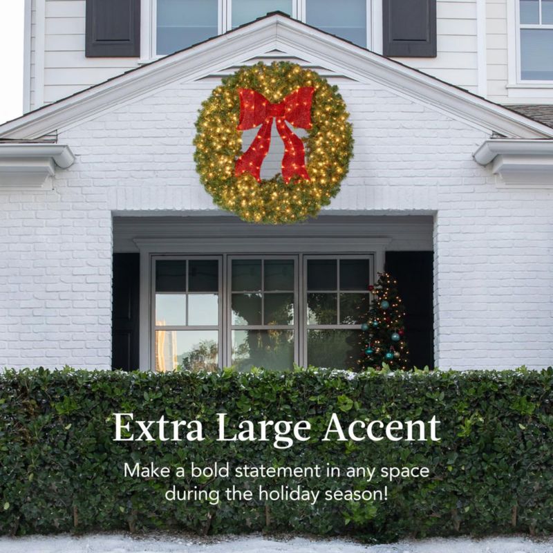 Corona navideña Best Choice Products 61 cm con 70 luces LED