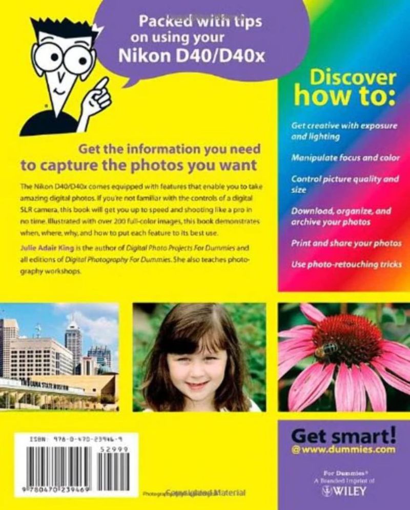 Libro Wiley Nikon D40/D40x para Dummies