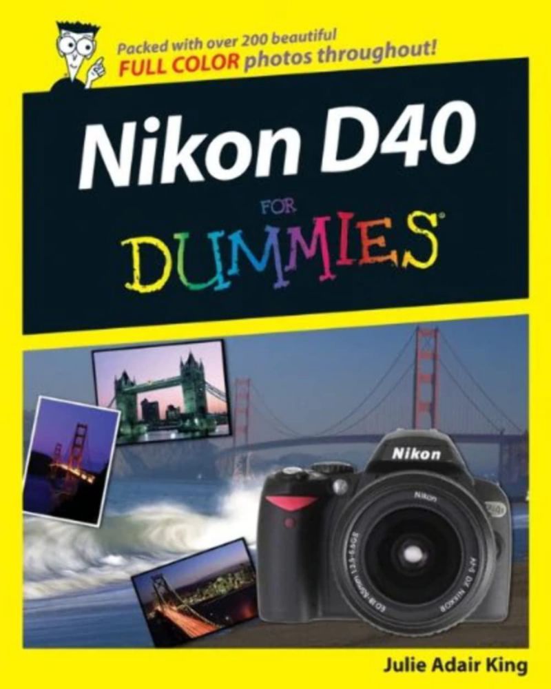 Libro Wiley Nikon D40/D40x para Dummies