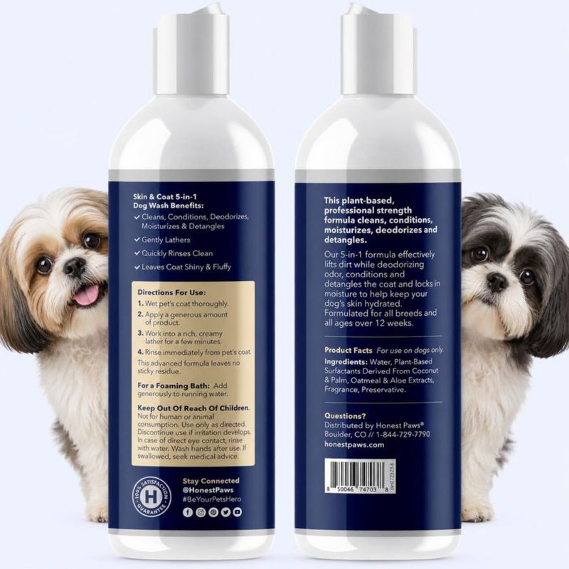 Champú para Perro Honest Paws 236 ml Alivio de Picazón