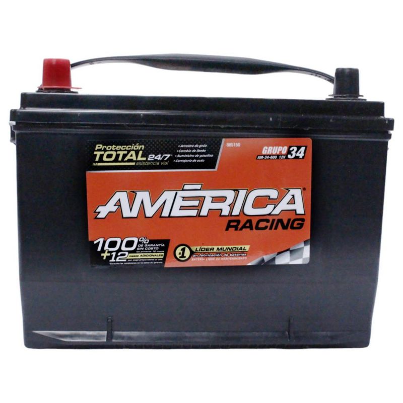 Batería Automotriz América Modelo AM-34-600 12V 600 Amperes