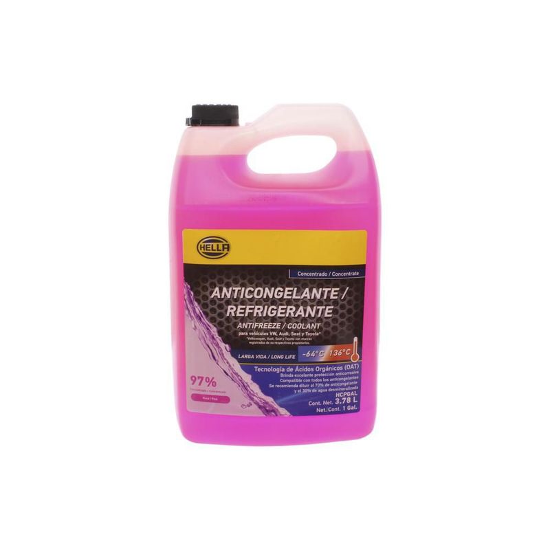 ANTICONGELANTE HELLA ROSA CONCENTRADO 97% 3.785L HCPGAL
