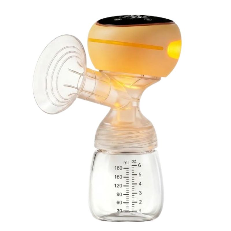 Extractor De Leche Eléctrico  Inalámbrico 4 Modos, Color  Amarillo