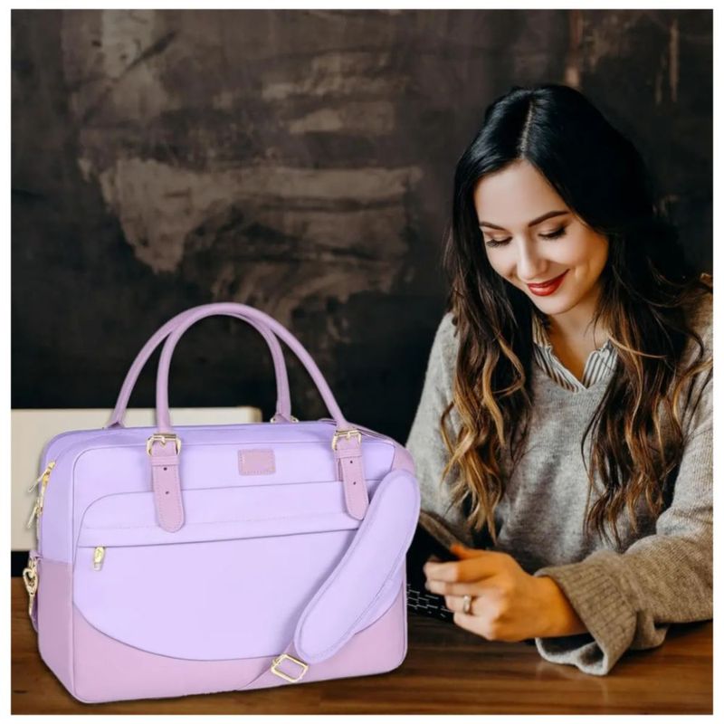 Maletín para Portátil Matein de 15.6", Color Violeta