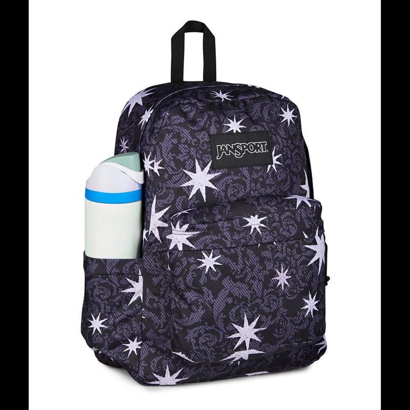 Mochila jansport superbreak black/charcoal/silver