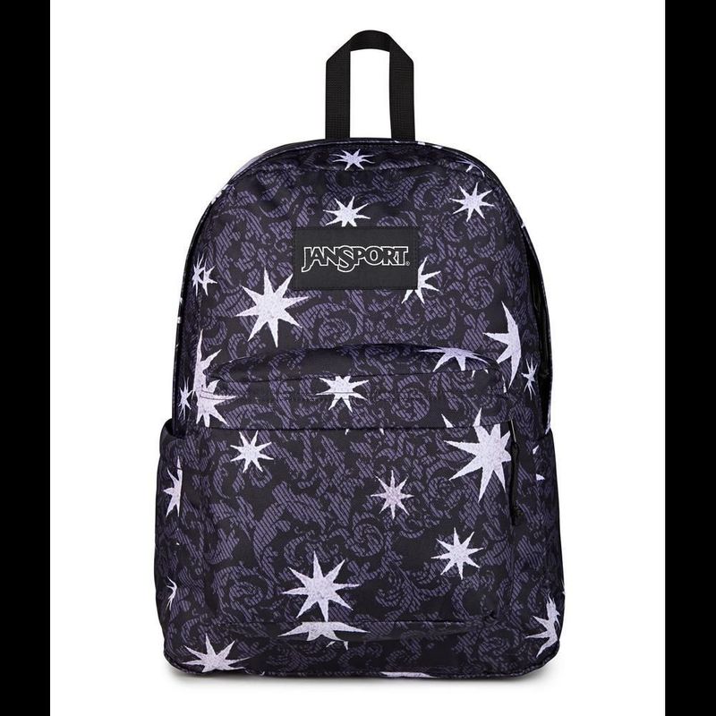 Mochila jansport superbreak black/charcoal/silver