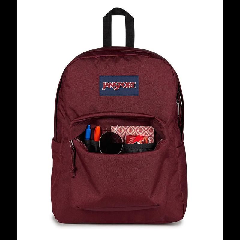 Mochila jansport beyond pack cherry lacquer