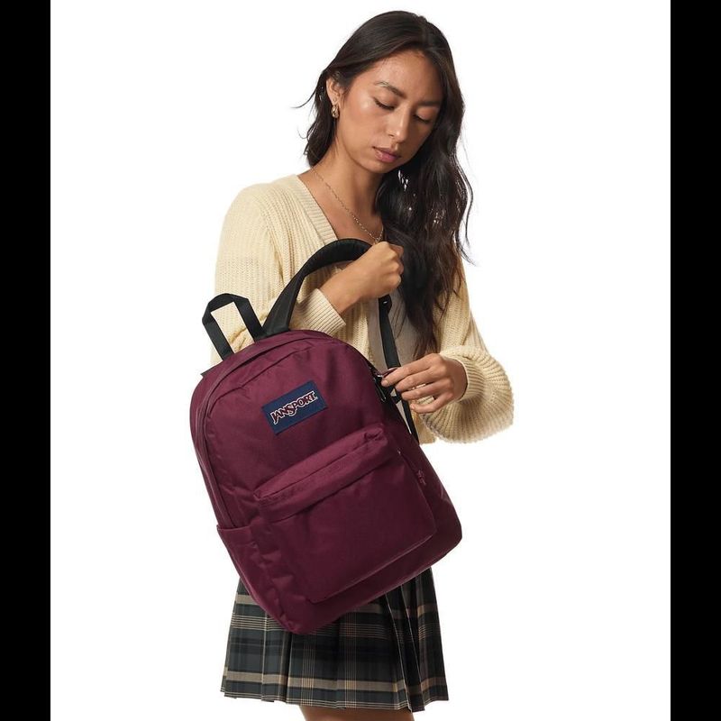 Mochila jansport beyond pack cherry lacquer