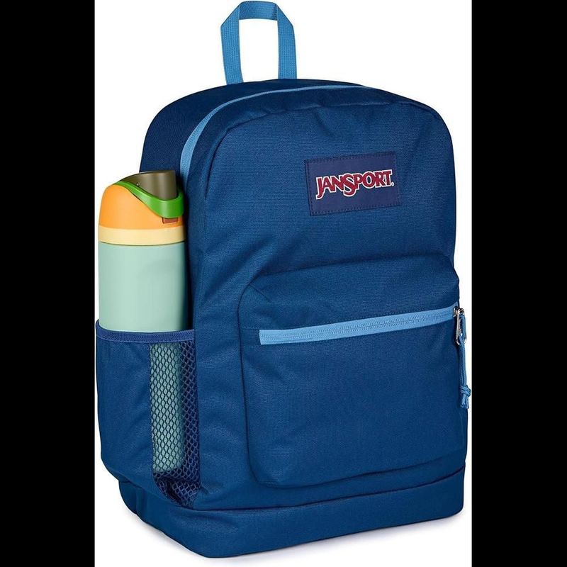 Mochila jansport cross town plus navy/elemental blue/ele