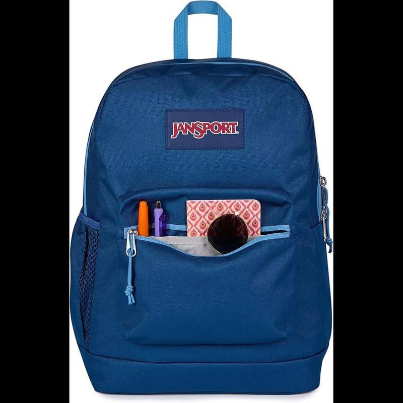 Mochila jansport cross town plus navy/elemental blue/ele