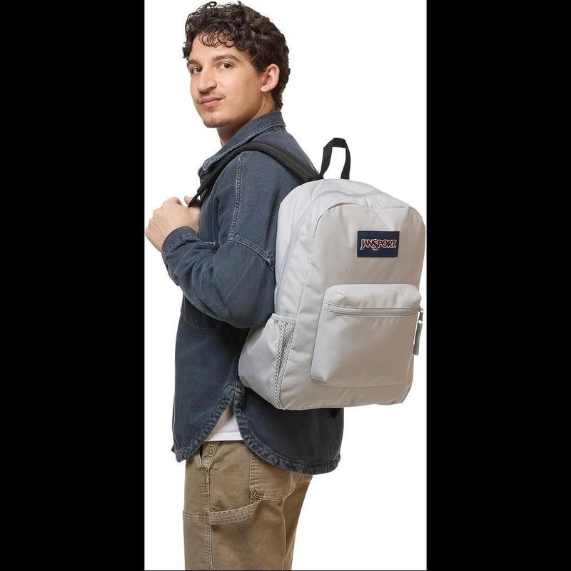 Mochila jansport cross town grounded grey