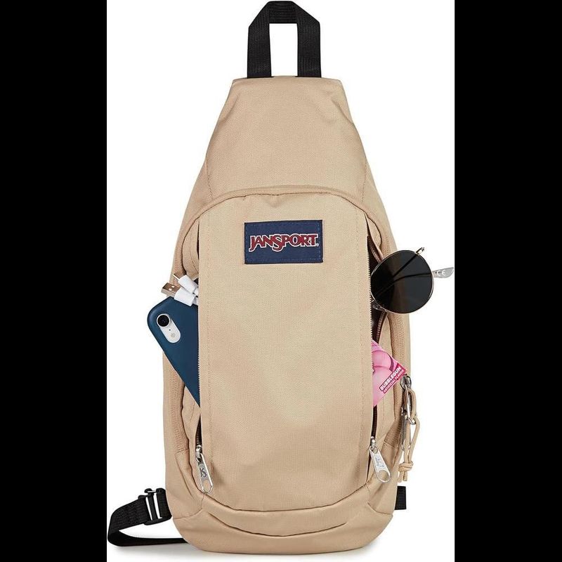 Mochila cruzada jansport move sling travertine