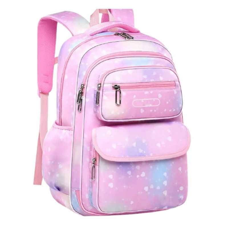 Mochila Escolar Kawaii Para Niñas, Color Rosa