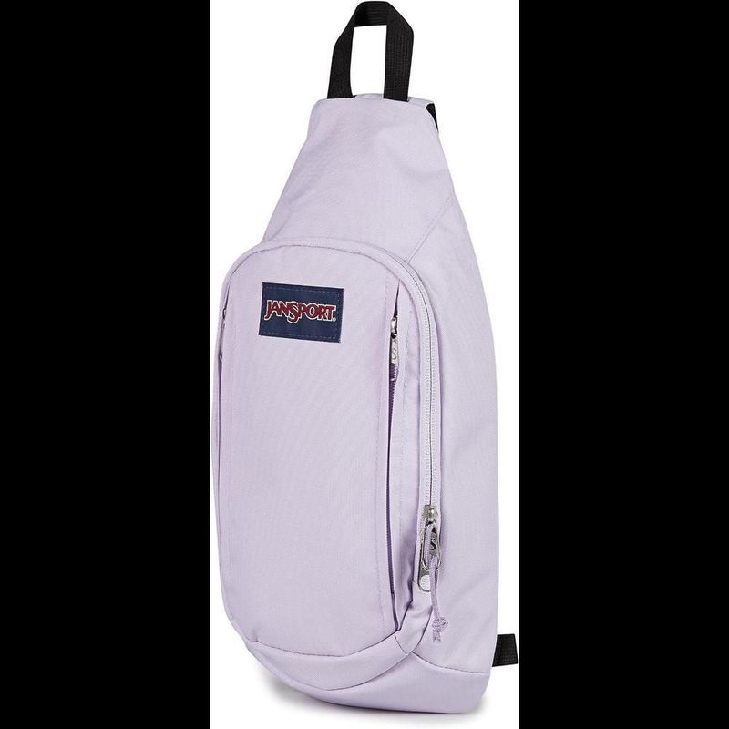 Mochila cruzada jansport move sling pastel lilac