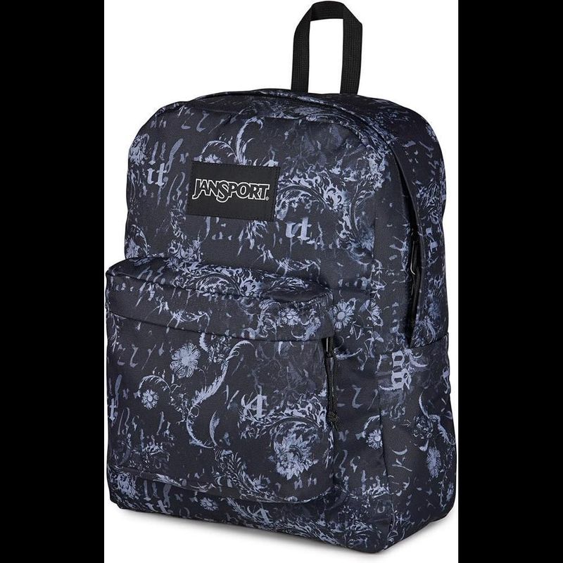 Mochila jansport superbreak plus black/charcoal/dk grey