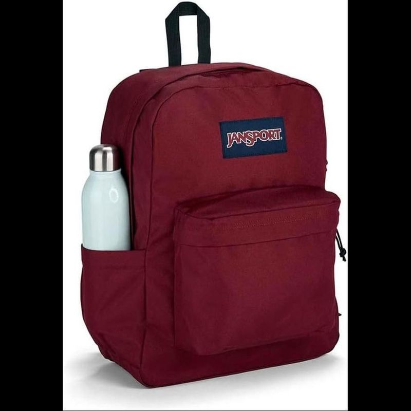 Mochila jansport superbreak plus russet red