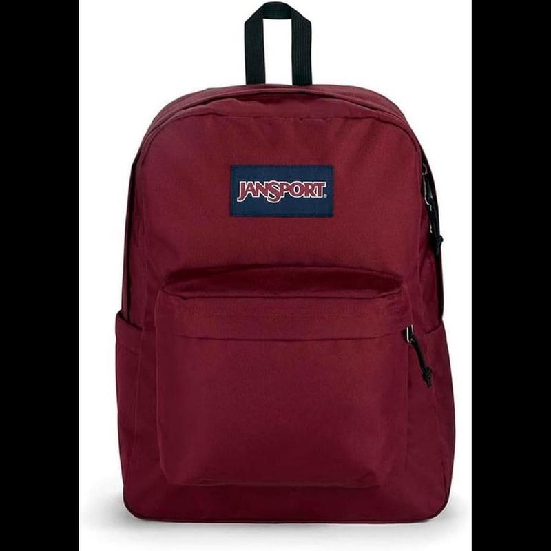 Mochila jansport superbreak plus russet red