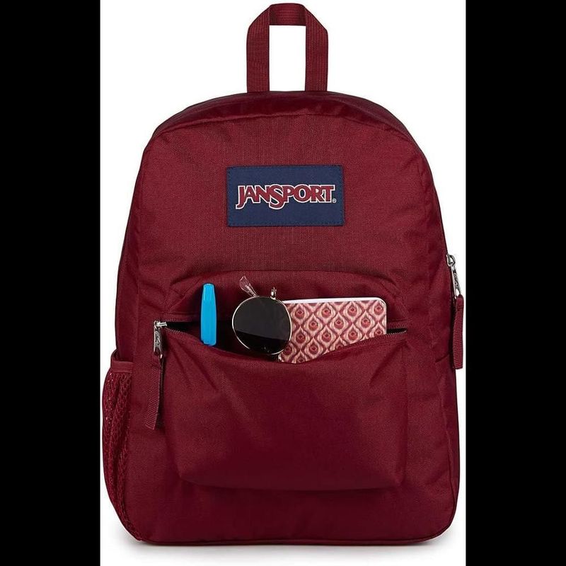 Mochila jansport transport pack russet red