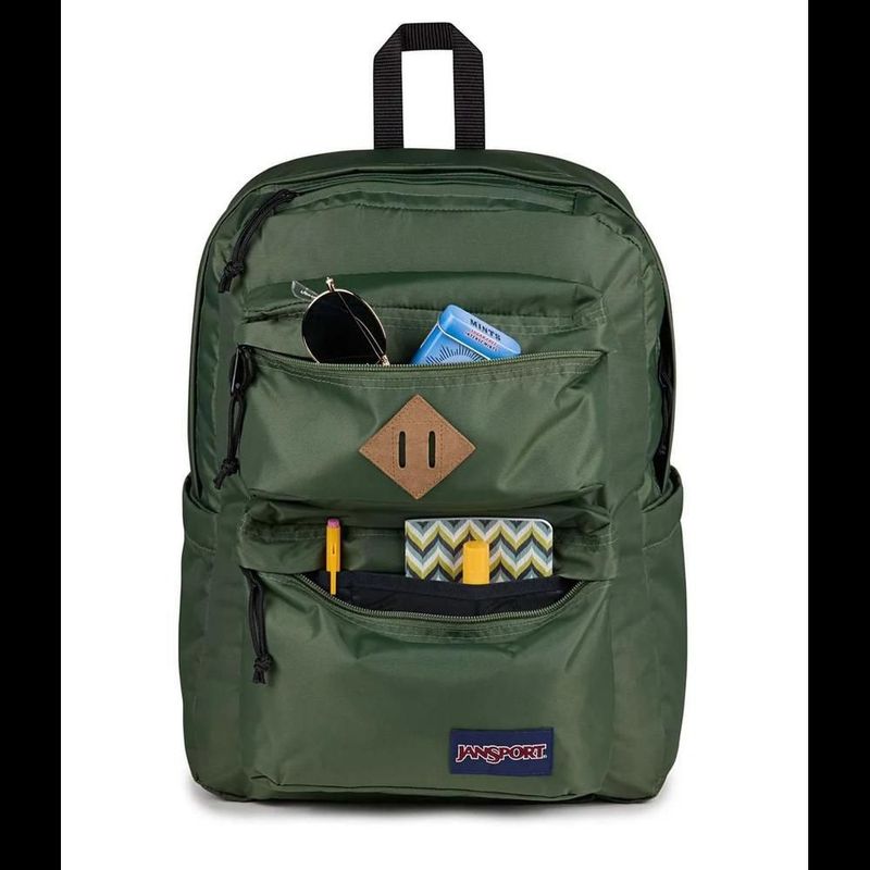 Mochila jansport double break cargo green