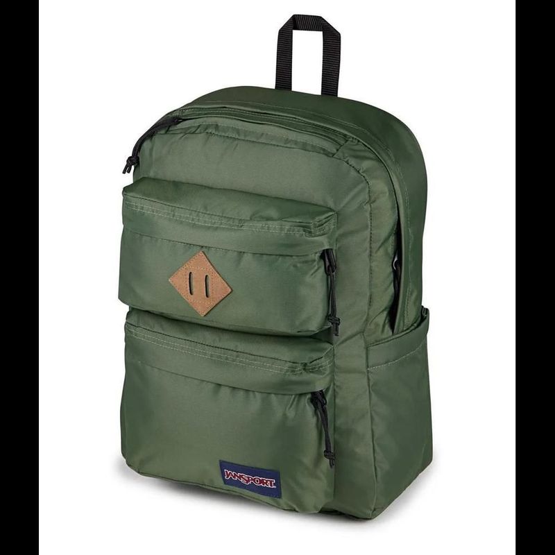 Mochila jansport double break cargo green