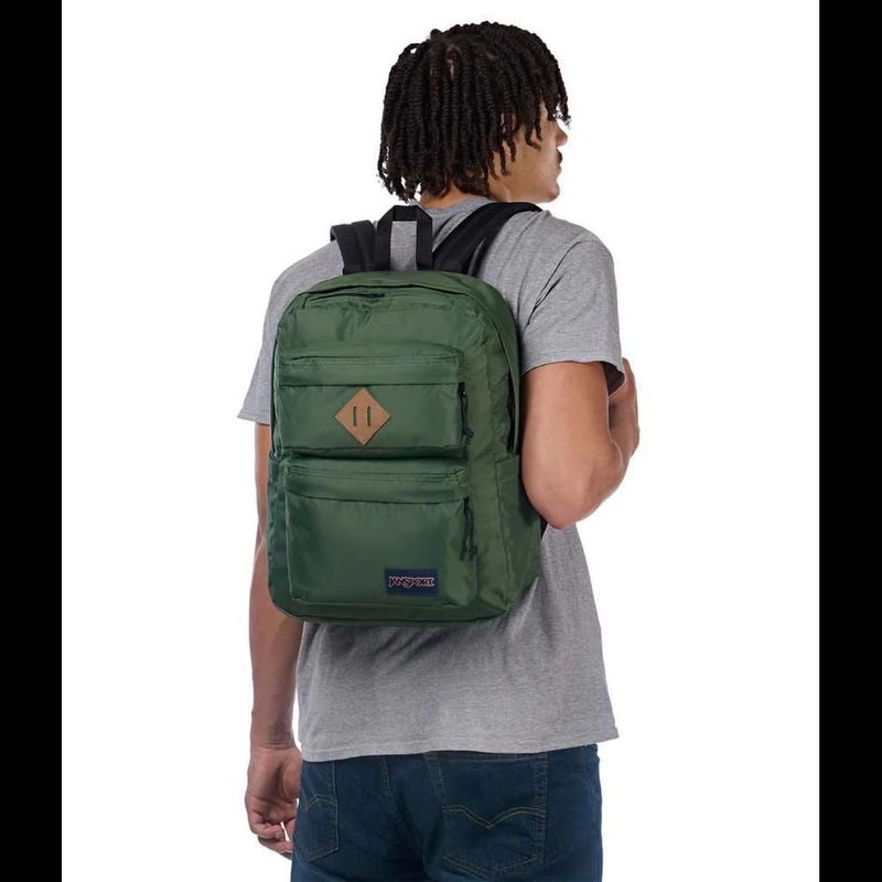 Mochila jansport double break cargo green