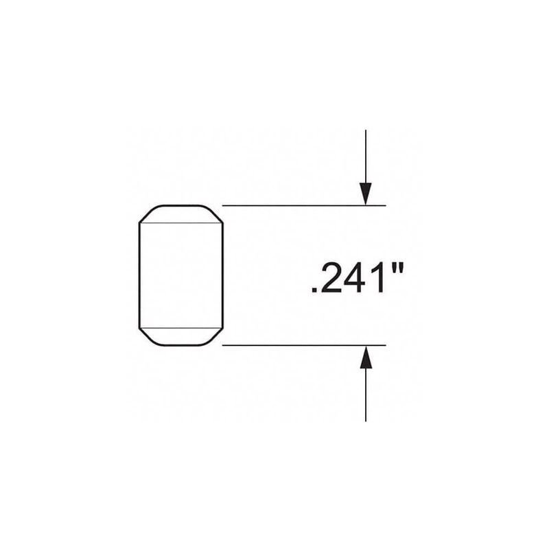 Pasador Kwikset 0.241" Inferior (Paquete de 100)