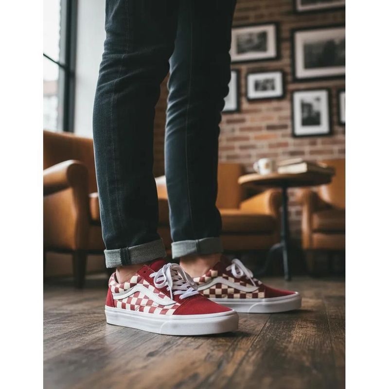 Tenis vans latino caballero skate old skool 1260911