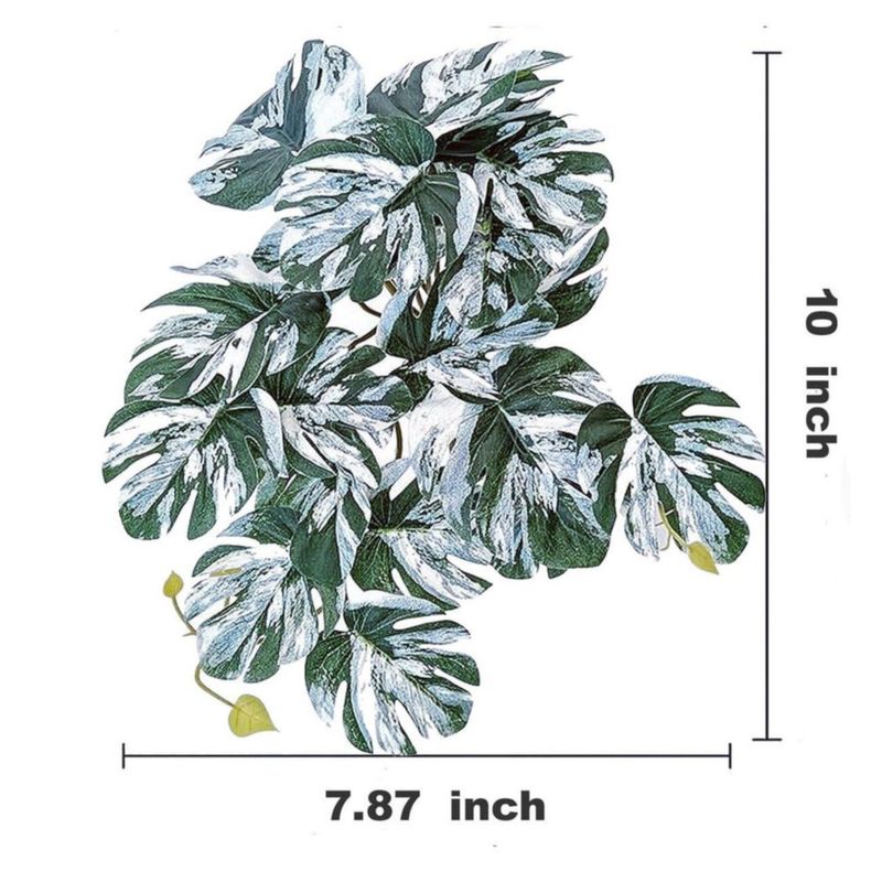 Planta artificial FLmoving para decoración de terrario de reptiles