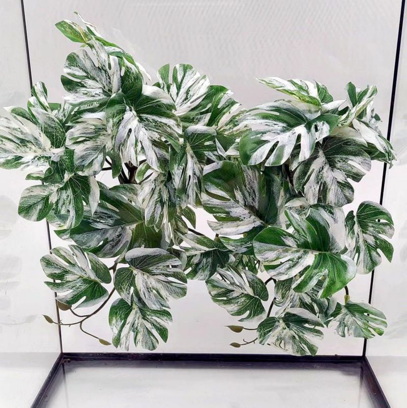 Planta artificial FLmoving para decoración de terrario de reptiles
