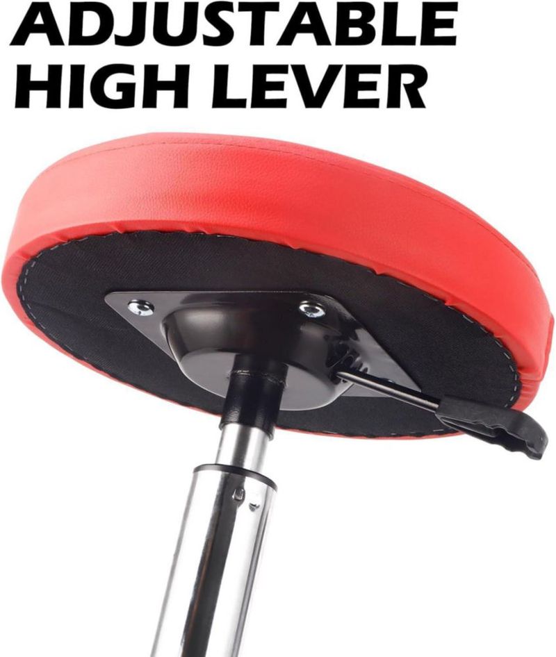 Asiento mecánico PowerSmart 41‑56 cm 136 kg con bandeja de herramientas