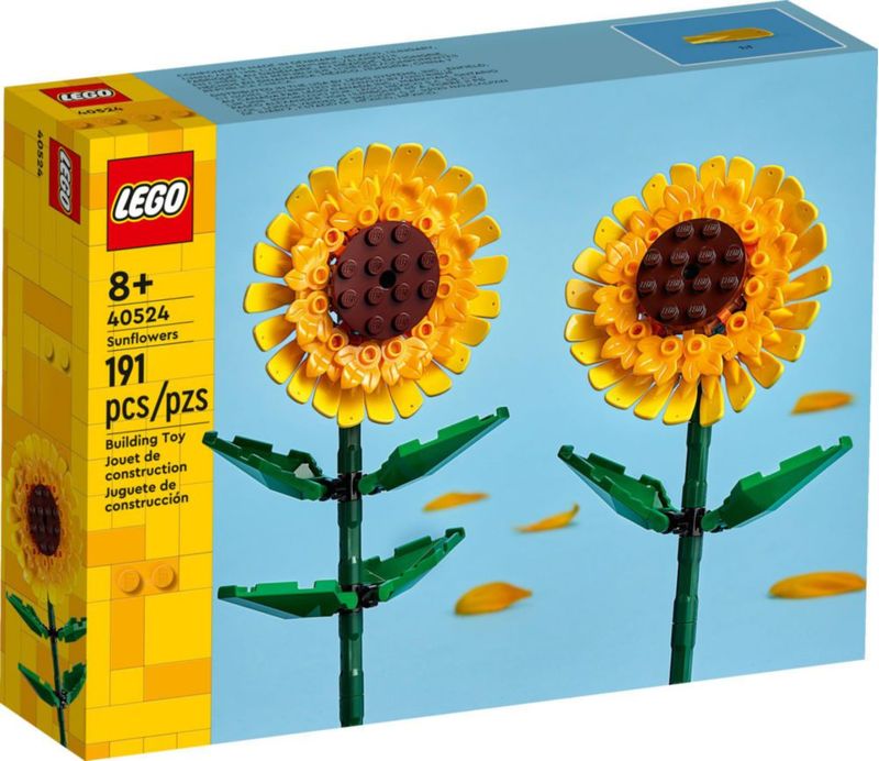 Juguete de construcción LEGO Sunflowers para niños mayores de 8 años - 40524