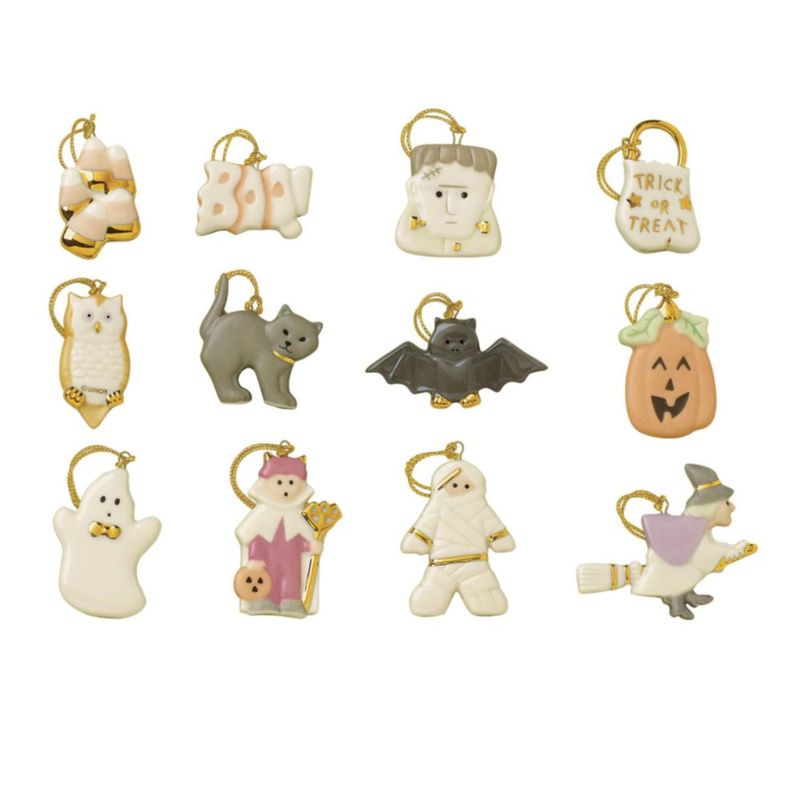 Juego de 12 adornos colgantes Lenox Halloween