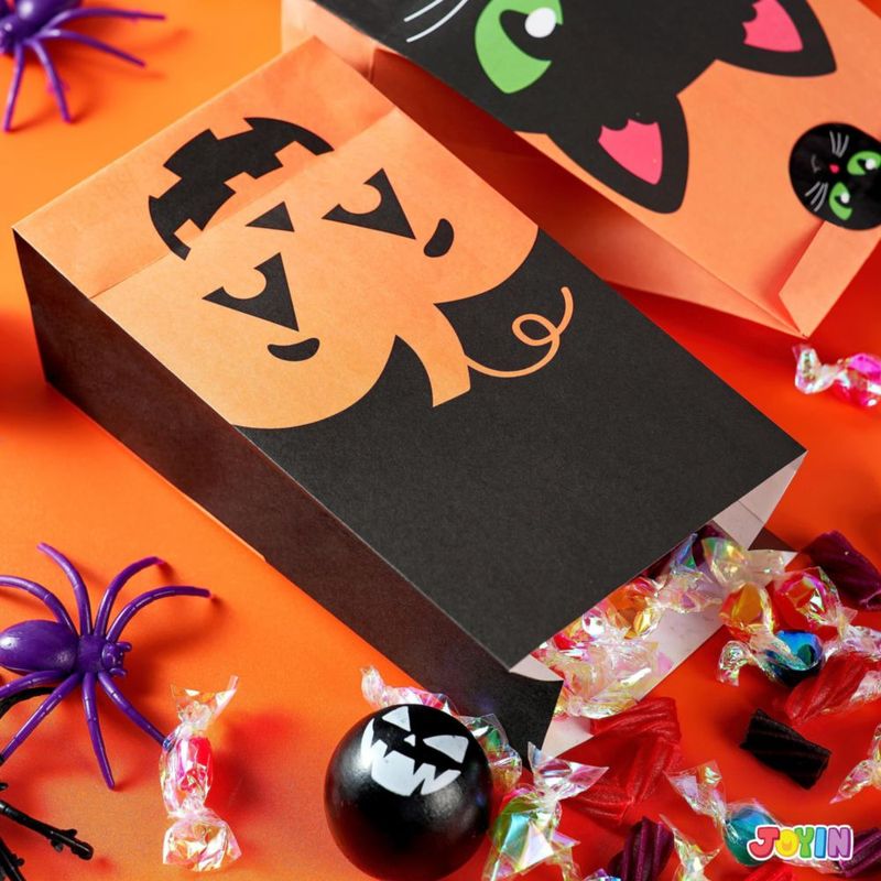 Bolsas de golosinas JOYIN 60 unidades para Halloween con pegatinas