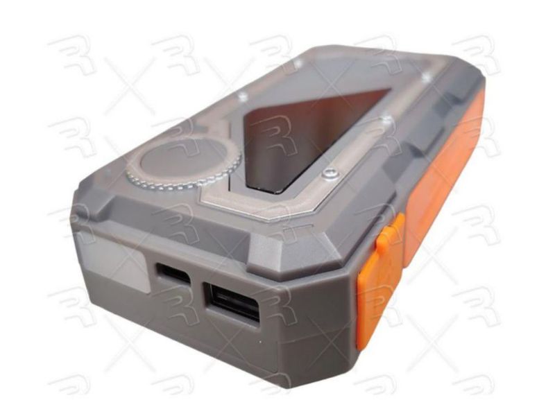 Arrancador de Batería Portátil Multifuncional 1500A 2800mAh con Pinzas para Autos y Motos con Linterna LED
