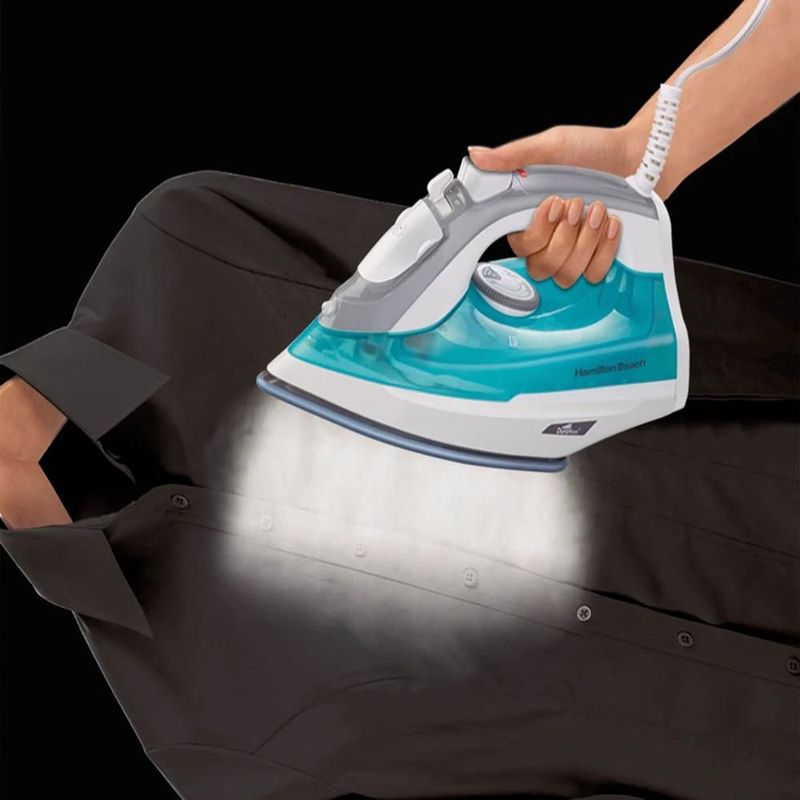 Plancha de Vapor Hamilton Beach 19104 Durathon Antiadherente Azul