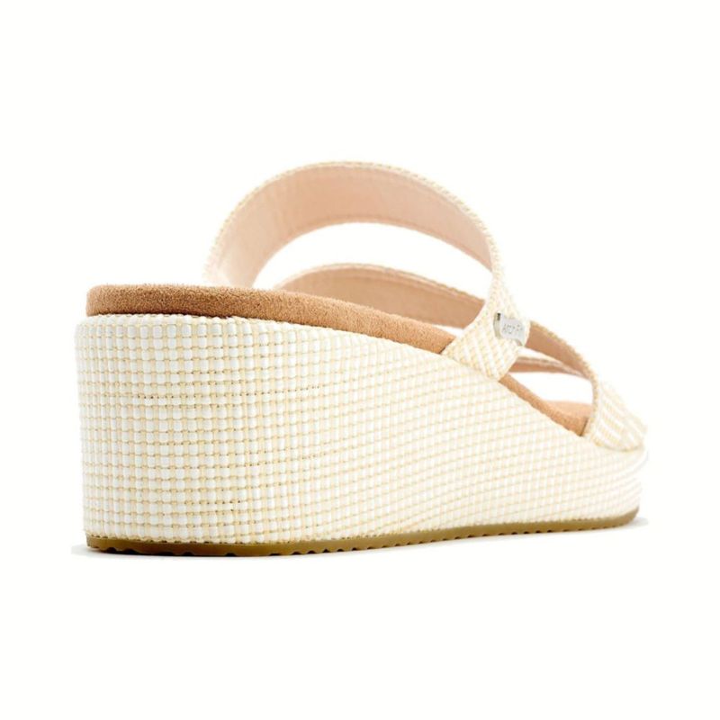 Sandalias Skechers Arch Fit Beverlee Morningside Blanco hueso