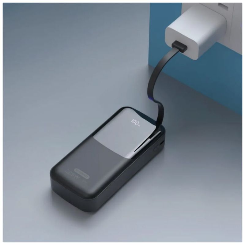 Cargador Power Bank, Batería Portátil de Carga Rápida, 20000mah Color Negro