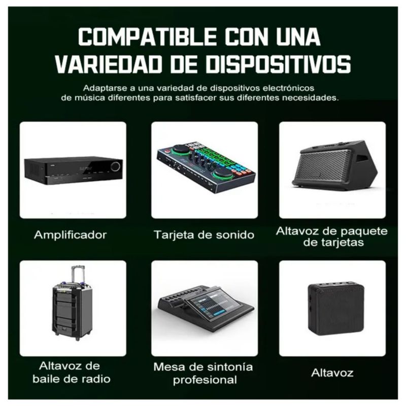 Transmisor Y Receptor Inalámbrico Xlr Sistema Micrófono Inalámbrico, Color Gris
