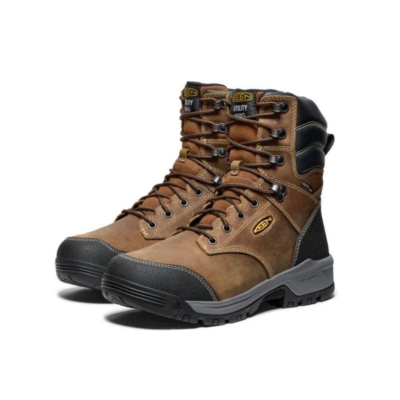 Botas KEEN Evanston 1029854 café negro hombre US15 / MX33